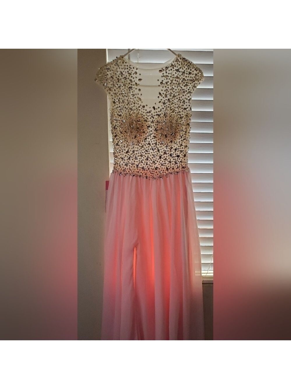 Baby Online Pink Beaded Maxi Dress Small - Picture 6 of 17